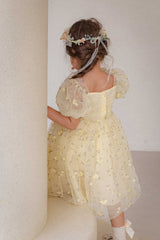 Roselyn Bloom Dress_ Yellow