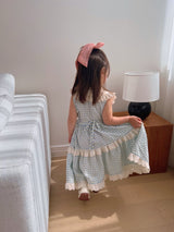 Milo Gingham Lace Dress