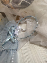 Elodie Dress Romper _Skyblue
