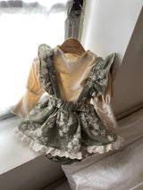 Frill Suspender Skirt Bloomer