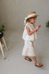 Mio Blouse & Pants Set_  Cream