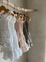 Lily Smocking Dress _Ivory