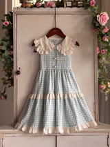 Milo Gingham Lace Dress
