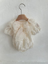 Monbebe Odette Sheer Lace Romper _ 3Colours