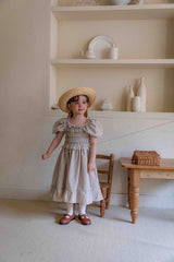 Noe Smocked Check Dress