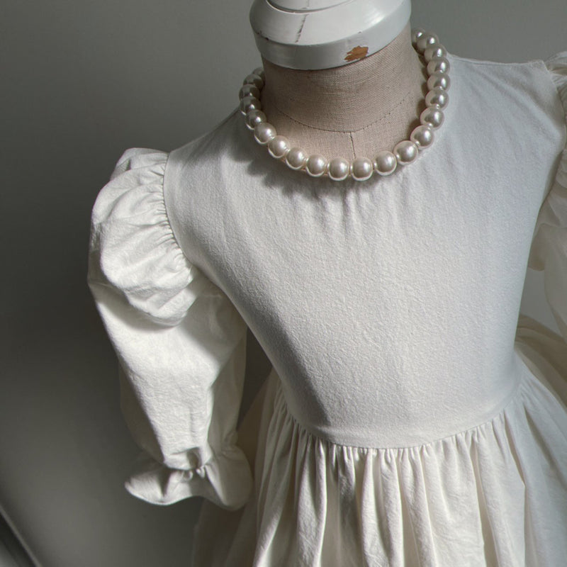 Anna Balloon Dress_ Ivory