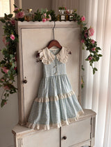 Milo Gingham Lace Dress