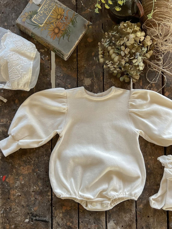 Cream Loaf Romper