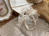 Shiny Organza Wrinkle Headband(Pre-Order)