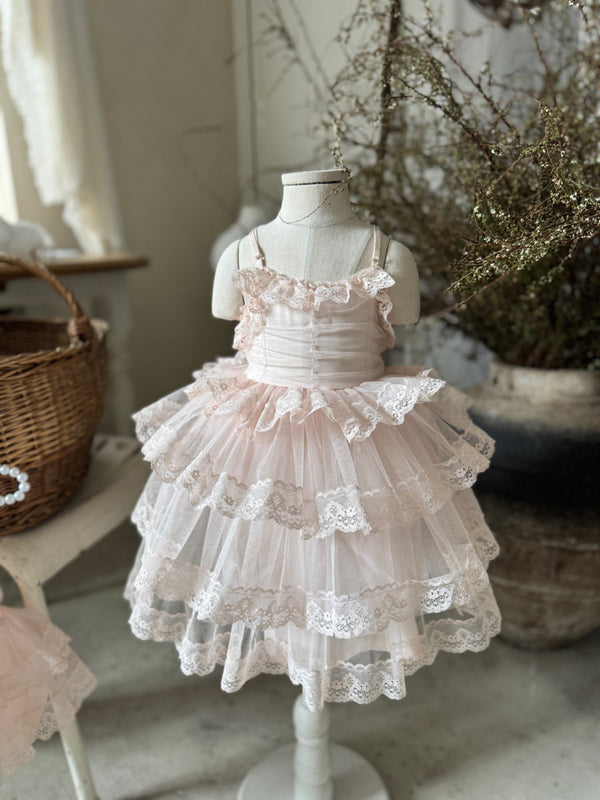 Colette Tutu Lace Dress_Pink