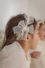 Shiny Organza Wrinkle Headband