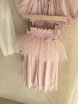 Viola Sha Top& Pants Set_ Cream