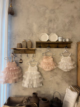 Colette Tutu Dress Romper_White