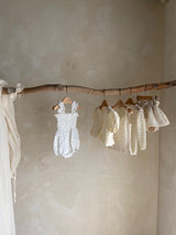 Lily Smock Romper _Ivory