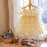 Roselyn Bloom Dress_ Yellow