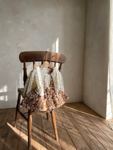 Daisy Wild Suspender Skirt Bloomer _Brown