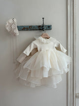 Monbebe Cream Organza Tutu Dress