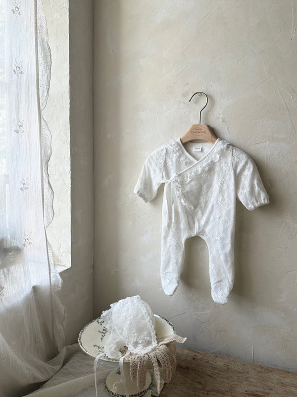 Monbebe Lace Cosy Suits from Newborn size_2Colours