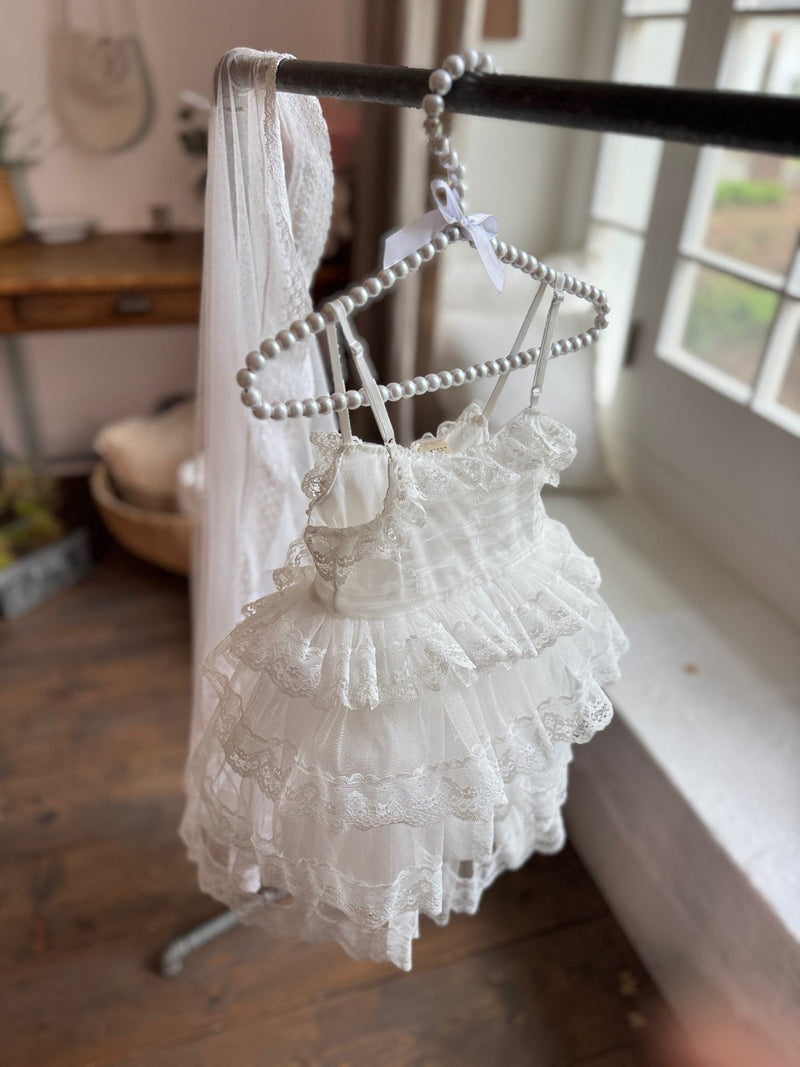 Colette Tutu Lace Dress_White