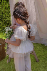 Viola Sha Top& Pants Set_ Cream
