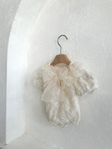 Monbebe Odette Sheer Lace Romper _ 3Colours