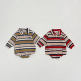 Mitte Multi-Stripe Romper_Olive