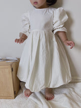 Anna Balloon Dress_ Ivory