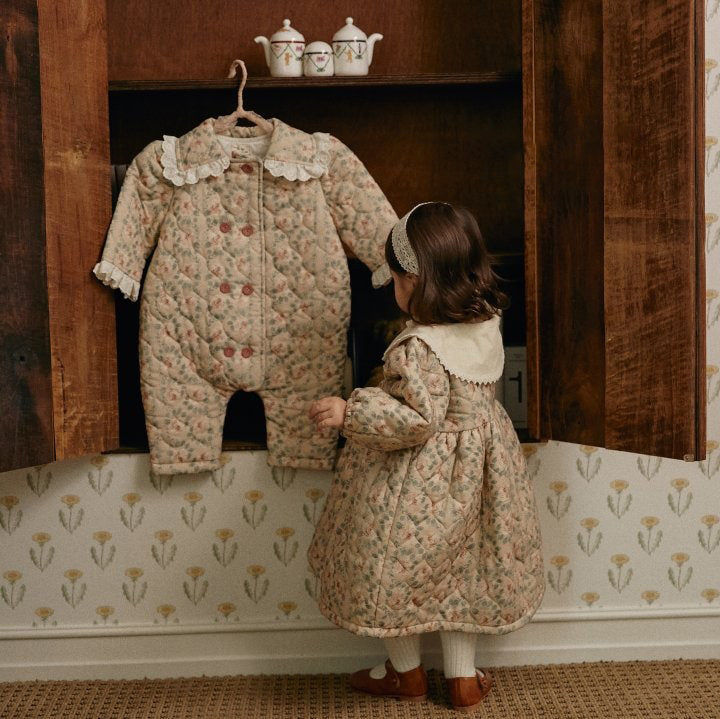 Rose Lace Padded Suit