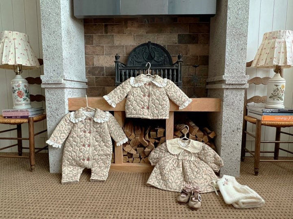 Rose Lace Padded Suit