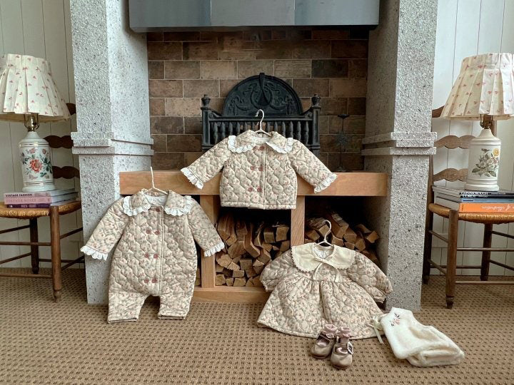 Rose Lace Padded Suit