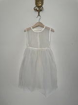 Leo Organza Dress_Cream (2-4y)