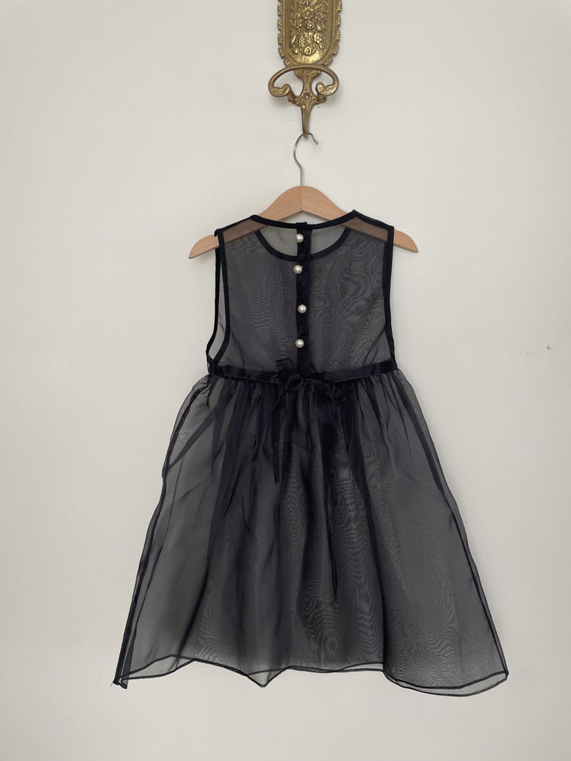 Leo Organza Dress_Black (2-4y)