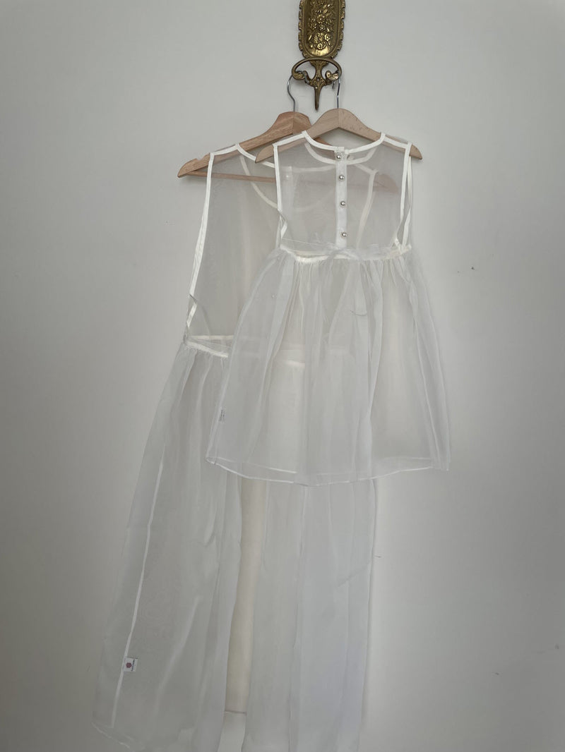 Leo Organza Dress_Cream (2-4y)