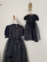 Leo Organza Dress_Black (2-4y)