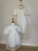 Leo Organza Dress_Cream (2-4y)