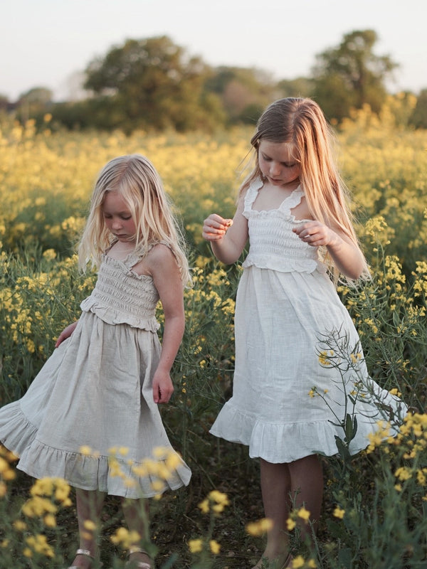 Ette Linen Dress _Beige