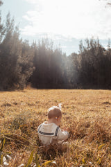 Knit Sailor Baby Suit