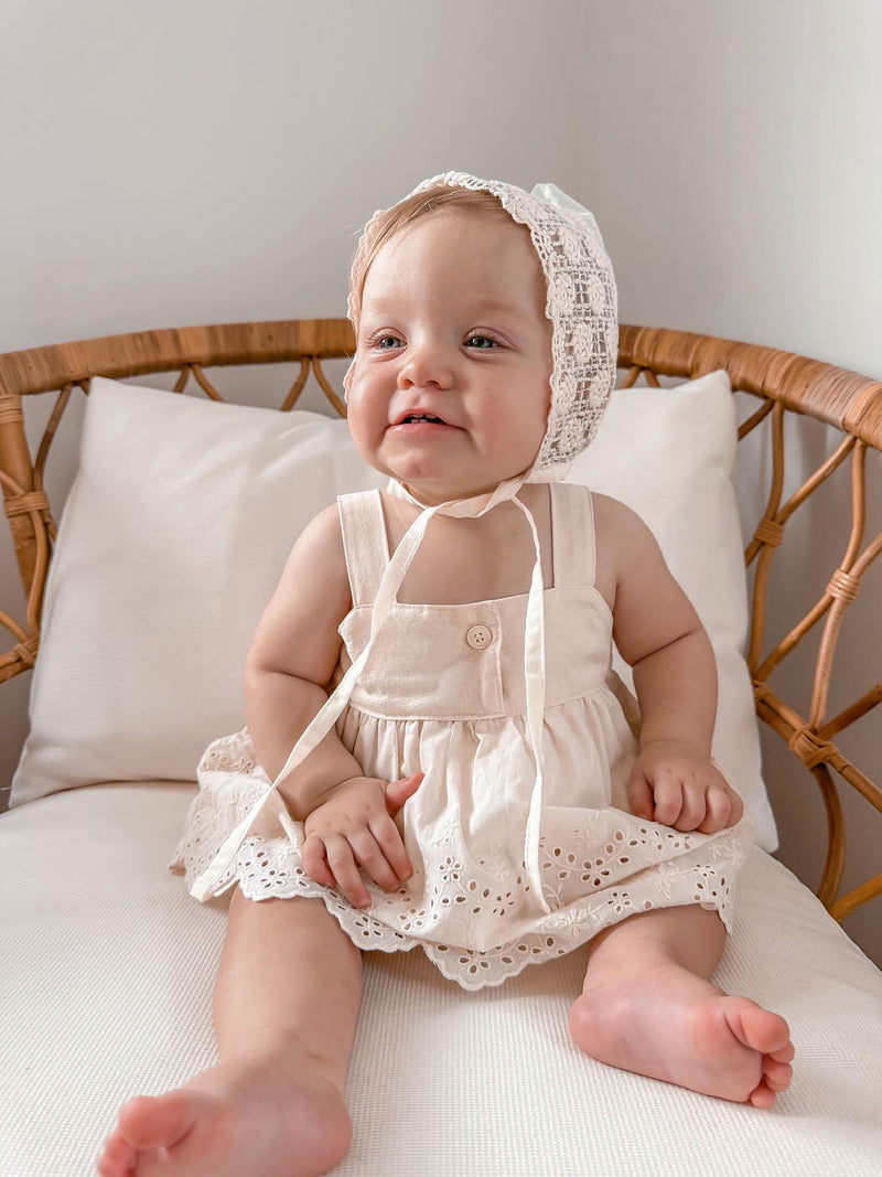 Baby lace romper