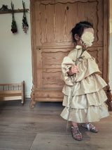 [Special Price] Cancan Dress Gold_ 6-7Y