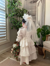 Ariel Ruffle Dress_Ivory
