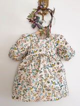 Scarlet Jacquard Dress and Headband Set