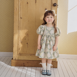 Rosa Embroidered Cotton Dress_Beige