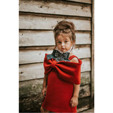 Ariel Bow Dress_Red