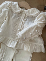 Pearl Cotton Blouse_Cream
