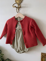Lulu Bubble Romper_ Khaki