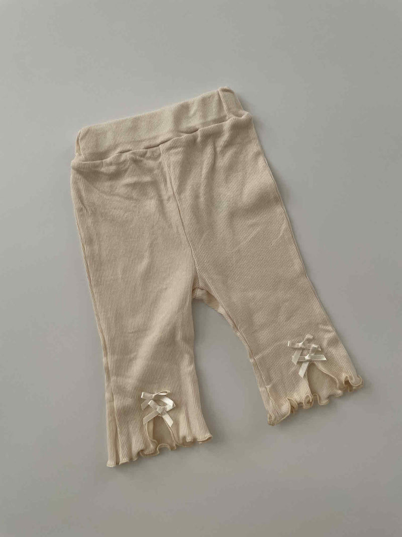Ribbon Pants _Cream