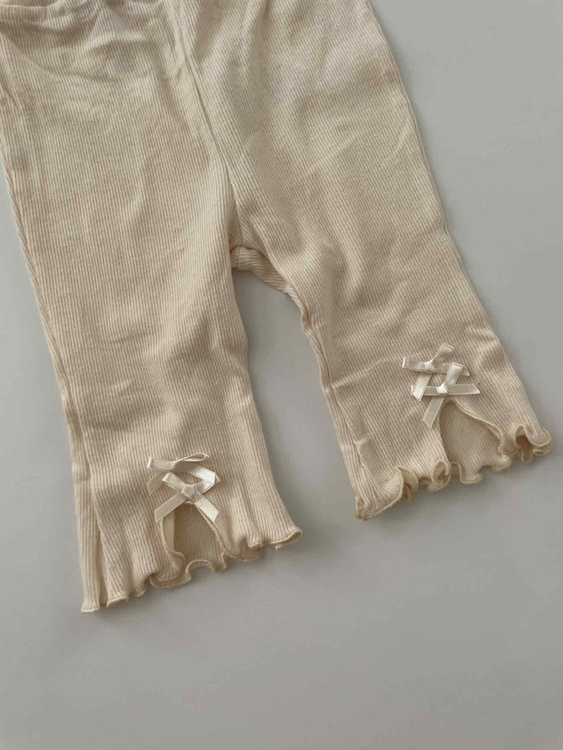 Ribbon Pants _Cream