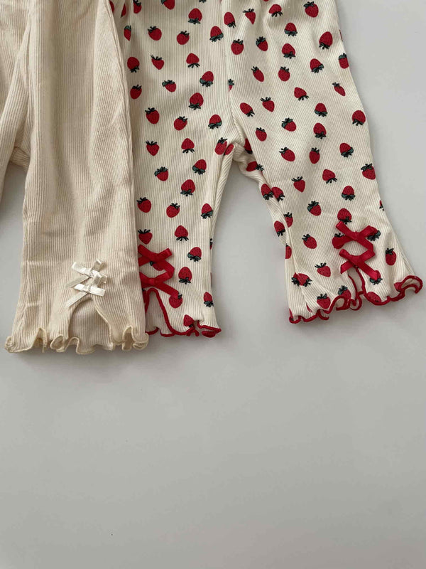 Ribbon Pants_ Strawberry