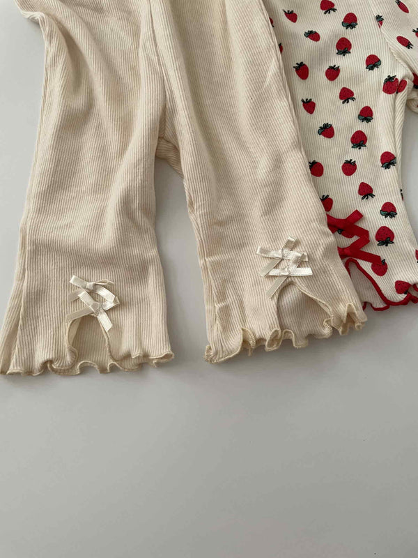 Ribbon Pants _Cream
