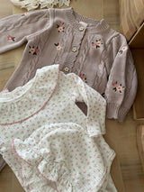 Freesia Suit and Bonnet Set